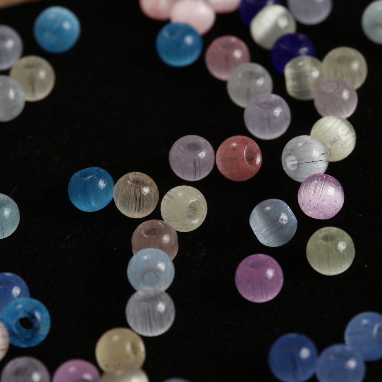 1500Pcs/Lot Glass Wire Drawing - Jewelry Making Process 评论和价格