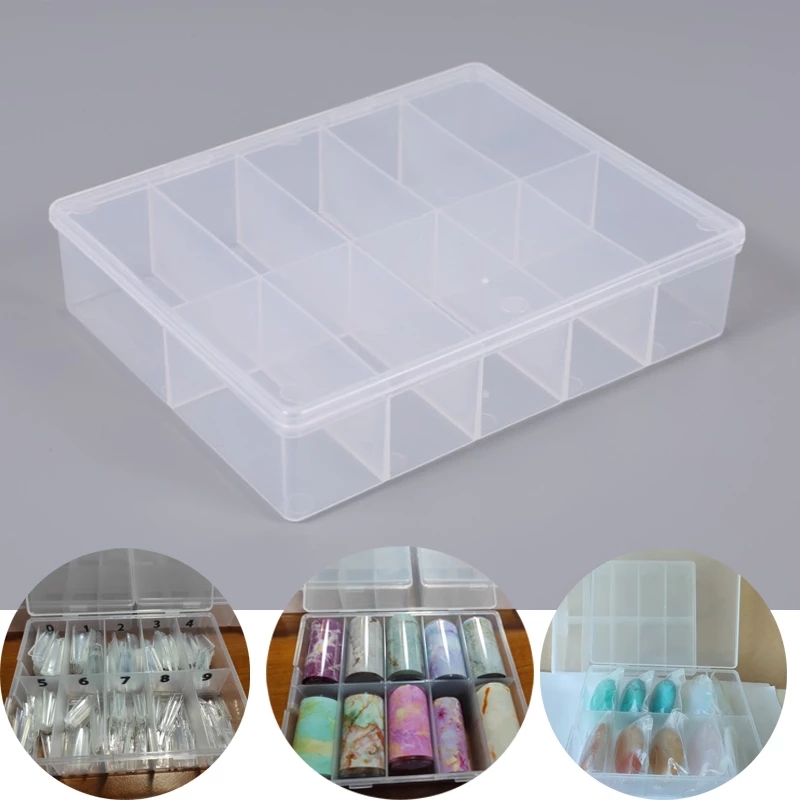 10 Grids Empty Clear Storage B - Jewelry Making Organizer Box 评论和价格
