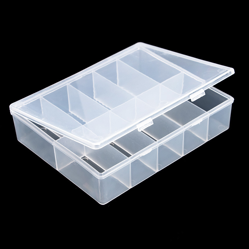 10 Grids Empty Clear Storage B - Jewelry Making Organizer Box 评论和价格