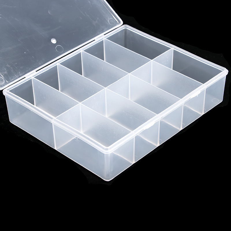 10 Grids Empty Clear Storage B - Jewelry Making Organizer Box 评论和价格