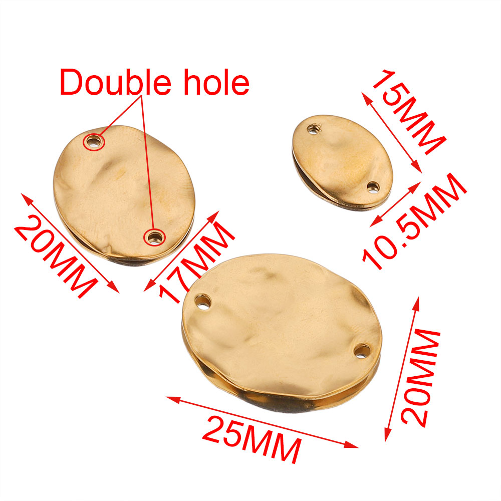 20pcs 15/20/25MM Stainless Ste - Jewelry Making Materials Wholesale 评论和价格