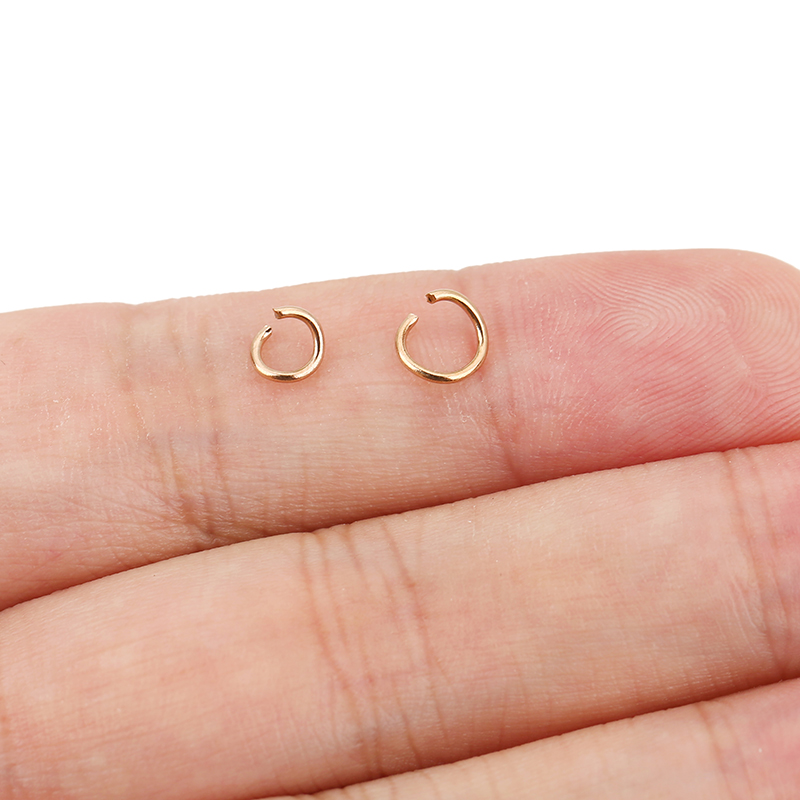100pcs Rose Gold Plated Stainl - Jewelry Making Looper Tool 评论和价格
