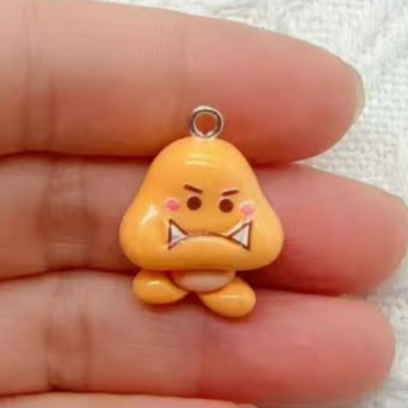 10pcs resin cartoon pendant, D - Jewelry Making Factory 评论和价格