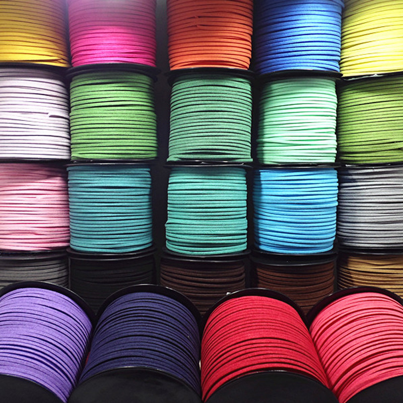 Mixed Colors Synthetic Suede L - Jewelry Making Event 评论和价格