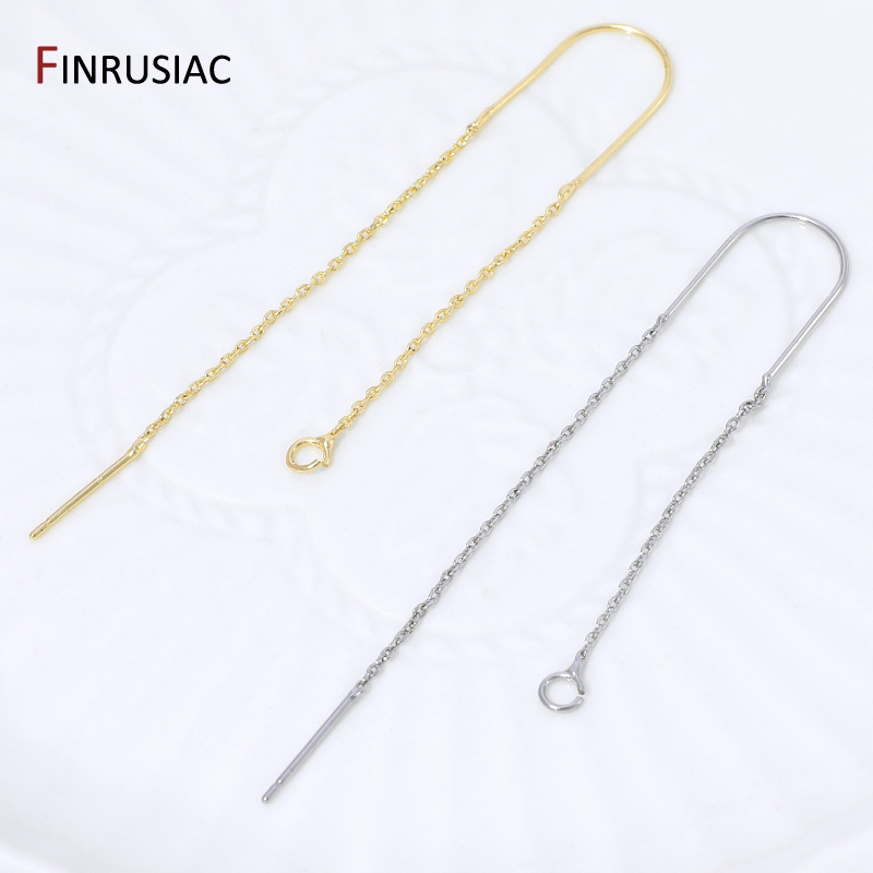 18K Gold Plated Brass Long Tas - Jewelry Making Essentials 评论和价格