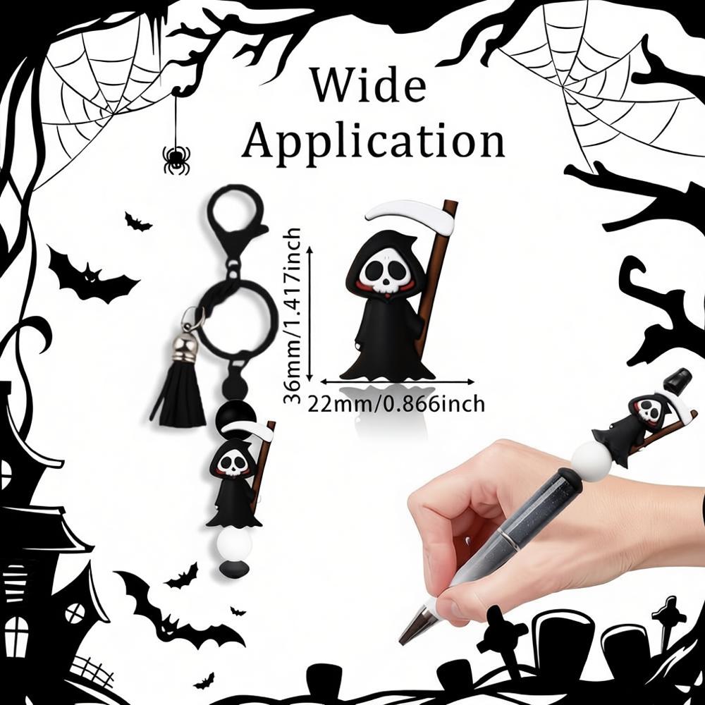 3D Silicone Beads Grim Reaper  - Jewelry Making Event 评论和价格