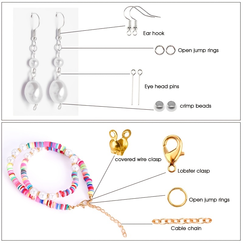 1420pcs 1box Jewelry Findings  - Jewelry Making Diy Kit 评论和价格