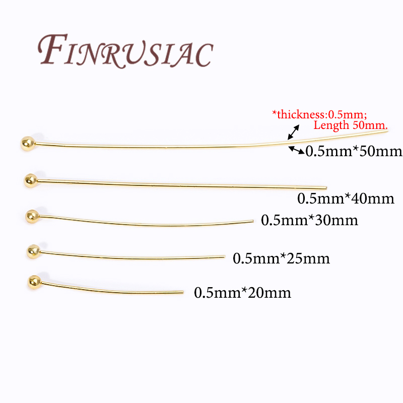 50Pcs 20-50mm Gold Plated Pins - Jewelry Making Looper Tool 评论和价格