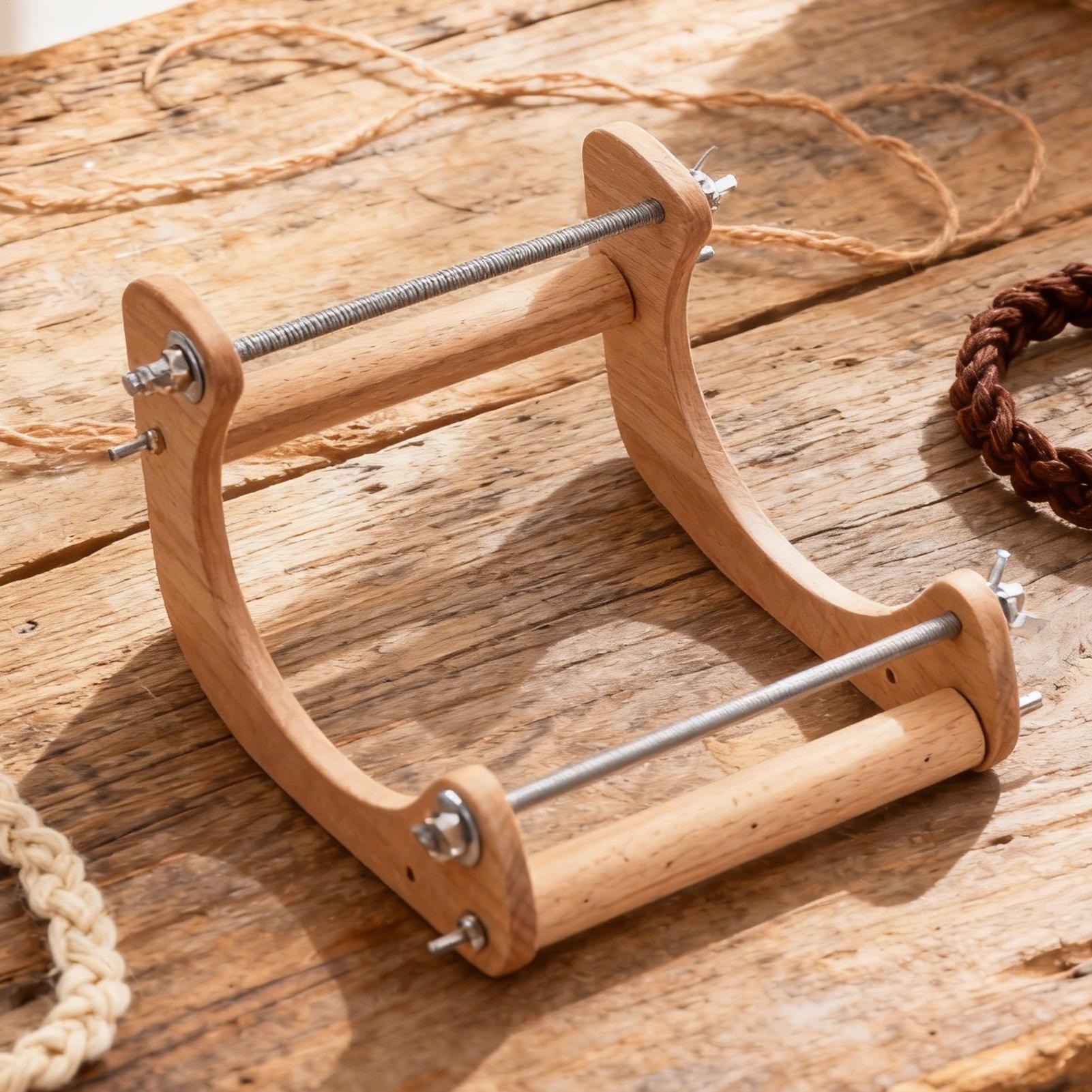 1pc Wood Beading Loom Adjustab - Jewelry Making Workshop 评论和价格